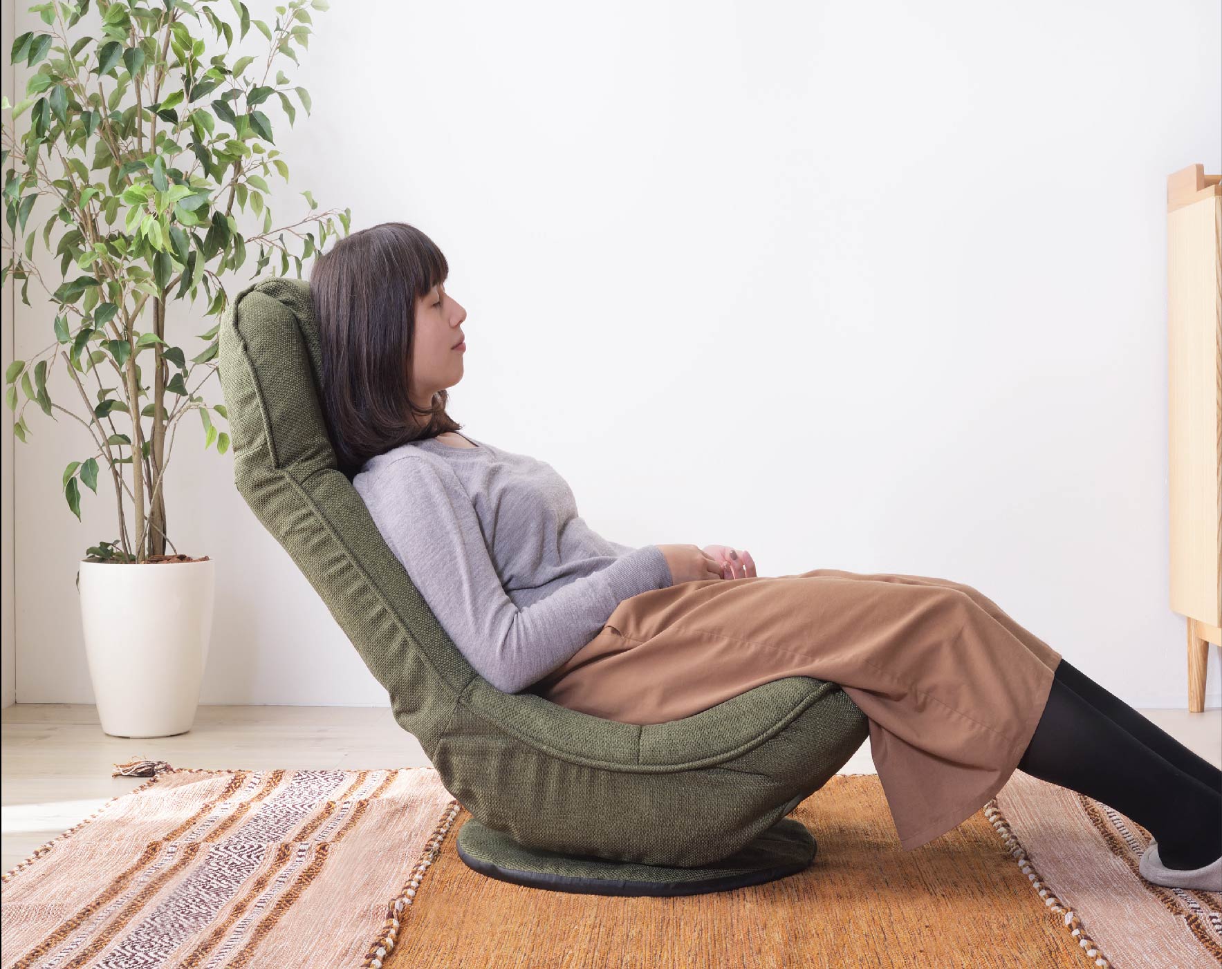 リラックスしてくつろげる