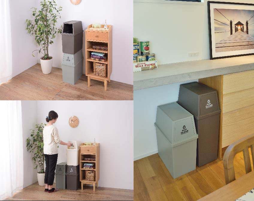 上下２台でも使え、シンプルでおしゃれです