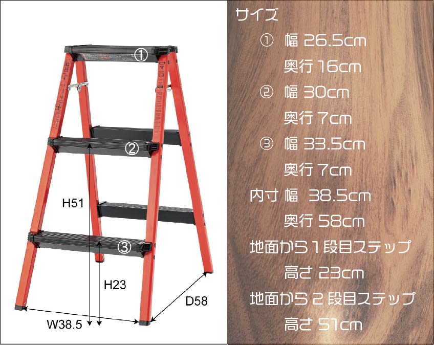 作業がしやすいい仕様です。