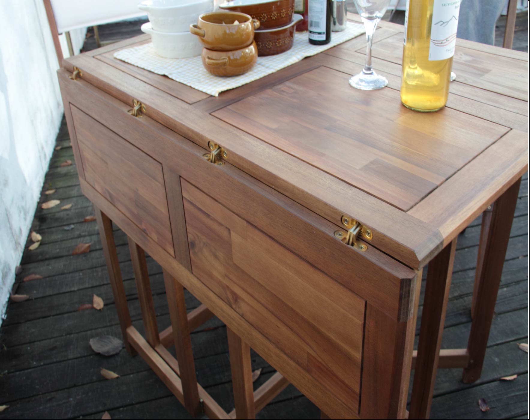 天板は、折り畳み式です。